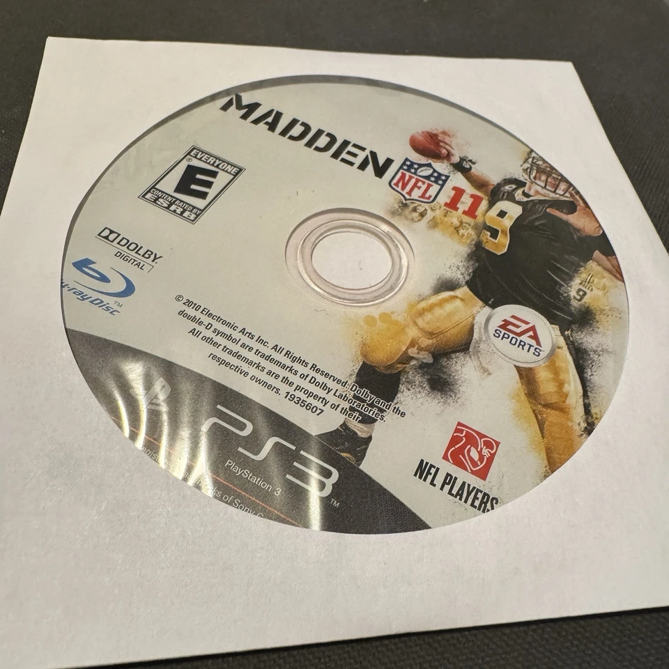 Madden NFL 11 2011 PS3 (Playstation 3) DISC ONLY Football Game - Image 1 of 1