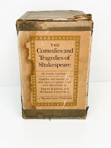 Die Komödien und Tragödien William Shakespeare 1944 Set 4 Bücher Random House - Bild 1 von 7