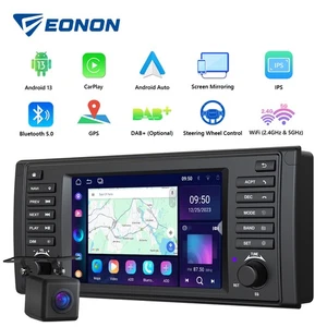 Android 13 7" Car Head Unit Stereo Radio GPS Sat Nav CarPlay WiFi For BMW E39 M5 - Picture 1 of 22