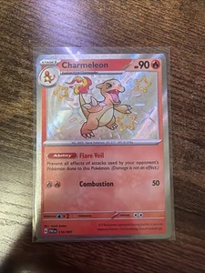 Charmeleon 110/91 Paldean Fates Brillante Raro Casi Nuevo - Imagen 1 de 2