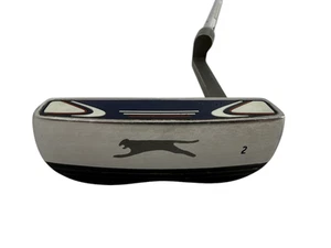 Slazenger 2 Golf 34" Offset Mid Mallet Putter RH Original Red White Blue Club - Picture 1 of 12