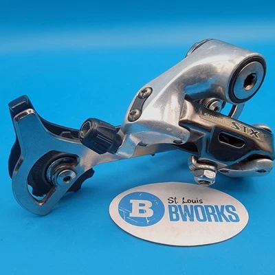 Vintage Shimano STX RD-MC34 Long Cage Rear Derailleur 7 Speed Triple MTB   k3 - Image 1 of 4