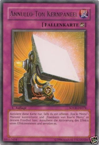 Yu-Gi-Oh 1x Annullo-Ton Kernpaneel - - - SOVR - Bild 1 von 1