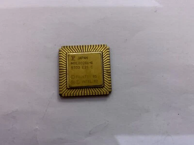 Fujitsu  MBL80286-8 CPU MBL 80286-8 68pos gold plated - Image 1 of 2