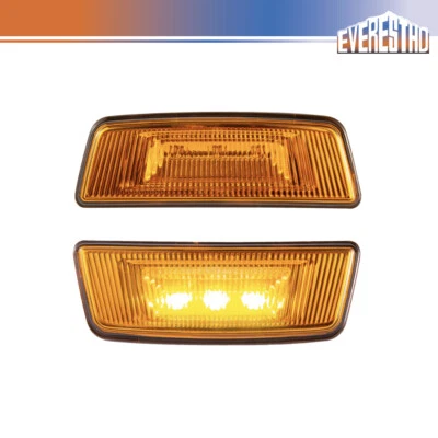 2X Luz LED de señalización de giro lateral para guardabarros delantero apta para Peterbilt 567 2014-up Foto 1 de 4