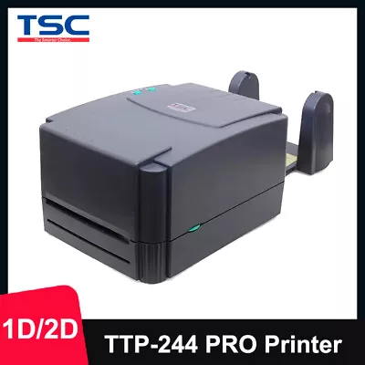 TSC TTP-244 Pro 1D/2D Direct Thermal & Thermal Transfer Barcode Label Printer - Image 1 of 4