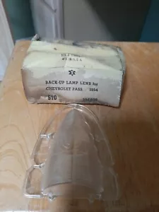 1954 CHEVROLET BACK UP LIGHT LAMP LENS GLO BRITE 510 5941699 NEW OLD STOCK - Foto 1 di 5