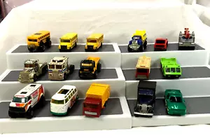 Lot of 16 Matchbox Chevy School Bus Peterbilt Volkswagen Parts Restore Die Cast - Picture 1 of 6