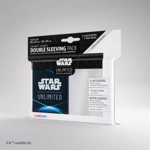 Star Wars: Unlimited Art Sleeves Double Sleeving Pack: Space Blue New - Picture 1 of 2
