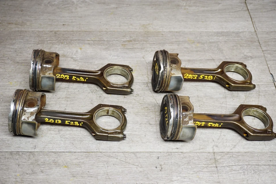 BMW 528I XDRIVE F10 2012-2016 2,0 L motor gasolina pistón biela juego 119 k OEM Foto 1 de 4