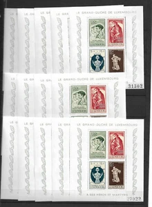 14x Mi LU BL5 MNH Briefmarkenblöcke Luxemburg 1946 A Ses Heros Et Martyrs; 61832 - Bild 1 von 2