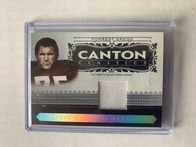 Forrest Gregg Packers 2006 National Treasures Canton Classics Jersey #d/99! - Image 1 of 2