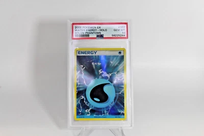 2006 POKEMON EX HOLON PHANTOMS WATER ENERGY #107 HOLO PSA 10 GEM MINT 58225244 - Image 1 of 2