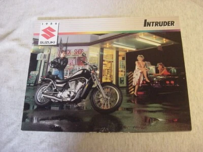 Vintage Original Suzuki 1986 Intruder brochure Foto 1 de 4