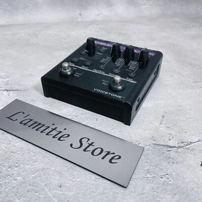TC-Helicon VoiceTone Synth Vocal Effects Processor Pedal Voice Tone Japan Black - Image 1 of 4