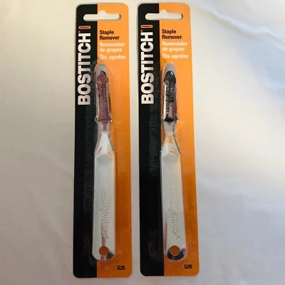 Brand New - Bostitch Premium Staple Remover Chrome All Metal (G2K), 2-Pack - Image 1 of 2
