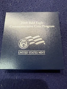 2008 BALD EAGLE COMMEMORATIVE SILVER DOLLAR PROOF - Picture 1 of 7
