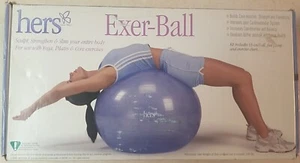 Hers Exer Ball W/ Air Pump NEW - Picture 1 of 3