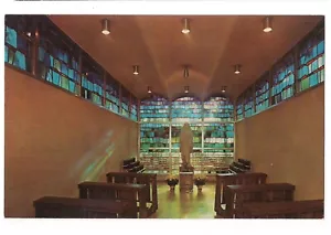 OUR LADY OF LOURDES SHRINE Interior University of Detroit MI Michigan Postcard - Picture 1 of 2