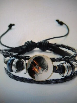 SUPERNATURAL SAM WINCHESTER Solid Glass-Domed STEAMPUNK STYLE CHARM Bracelet