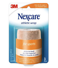 2PK 3M Nexcare Active Line Athletic Tape￼ Self Adhesive Wrap 3in X 80in
