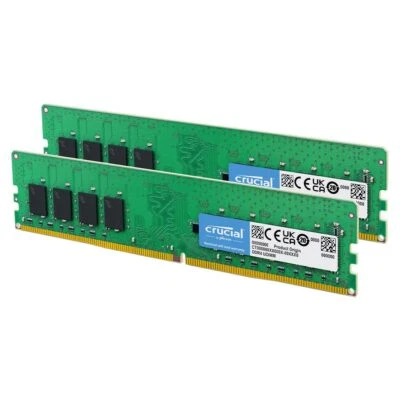 Crucial RAM 8GB DDR4 2400MHz CL17 Desktop Memory CT8G4DFS824A - Image 1 of 4