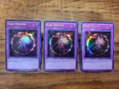 Yugioh 1996 Dark Horizon Gold Holo Rare MVP1-EN026 1st Edition Card 3x Mint/NM - Image 1 of 2