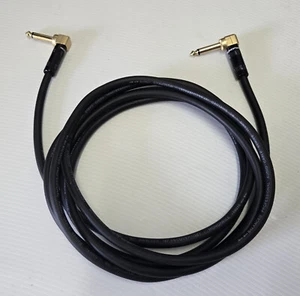 Monoprice Premier Serie Audiokabel 1/4" TS rechter Winkel 10 Fuß vergoldet - Bild 1 von 2