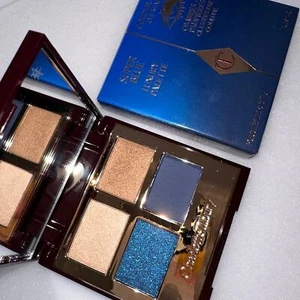 Charlotte Tilbury Luxury Palette Color Coded Eyeshadow Quad Super Blue Rare NIB - Picture 1 of 15