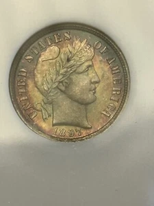 1897 Barber Dime MS64 NGC - Picture 1 of 4
