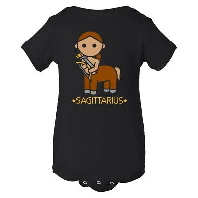 Cartoon Astrology Sagittarius - Centaur Archer Horoscope Infant Creeper Bodysuit - Image 1 of 4