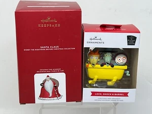 NUEVO 2021 Hallmark Santa Clause y BLOQUEO CHOQUE Y BARRIL adorno pesadilla - Imagen 1 de 5
