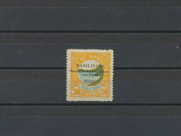Honduras Scott #C37 Mint Never Hinged 1930 Airmail overprint - Image 1 of 1