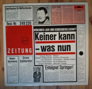 MÜNCHNER LACH- UND SCHIESSGESELLSCHAFT Keiner Kann - Was Nun LP | M | 1986 Polyd - Bild 1 von 3