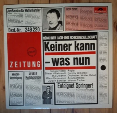 MÜNCHNER LACH- UND SCHIESSGESELLSCHAFT Keiner Kann - Was Nun LP | M | 1986 Polyd - Bild 1 von 3