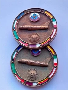 Vintage rare Qatar Airforce Emiri Royal pilot fighter special emblem medal - Picture 1 of 7