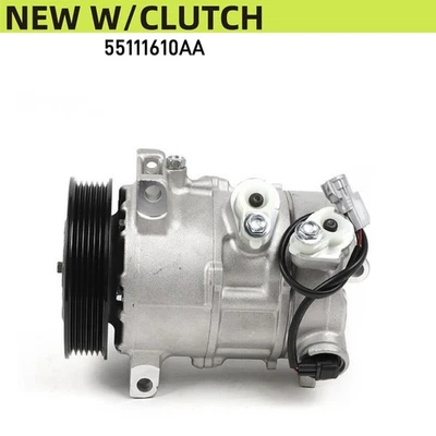 A/C Compressor W/Clutch Fit Jeep Compass 2.0L 2.4L 2009 2010 2011 2012 2013-2017 Foto 1 de 4
