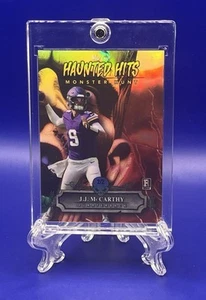 🔥 2/2 🔥 JJ McCarthy Rookie Card Haunted Hits Frankenstein Minnesota Vikings - Picture 1 of 10