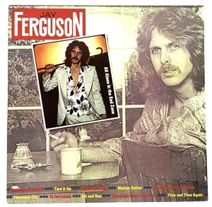 Jay Ferguson ~ All Alone in The End Zone ~ Orig. LP/Vinyl 1976 w/Poster NM~13 - Foto 1 di 5