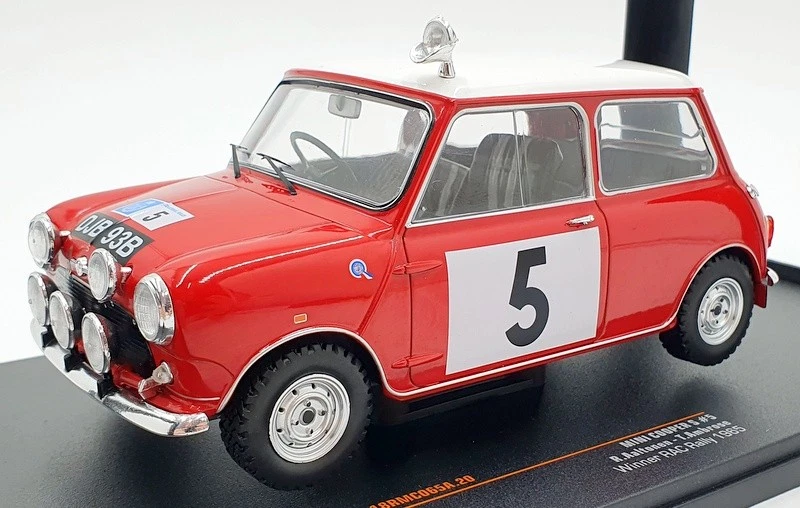 IXO Models 1/18 Scale 18RMC065A - 1965 Mini Cooper S #5 RAC R.Aaltonen - Image 1 of 4