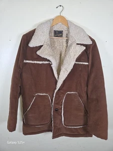 Giacca foderata sherpa marrone WestWind Sportswear vintage grande made in USA  - Foto 1 di 4