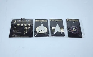 Star Trek The Experience Lapel Pins - Communicators, Starfleet Rand Pips - Picture 1 of 5