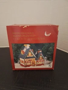 #35 Dickens Andenken Porzellan beleuchtetes Haus Dorf Süßigkeitenladen - Bild 1 von 5