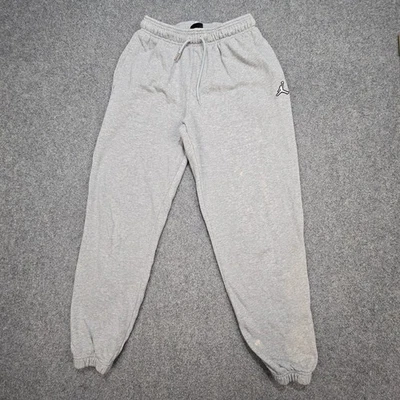 Jordan Pants Mens XSMALL Grey fleece Jogger cotton winter activewear Size XS - image 1 of 4