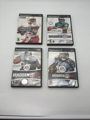 Lote de 4 juegos deportivos Ps2 Madden NFL NCAA fútbol 2k CIB - cuatro juegos de fútbol americano Foto 1 de 4