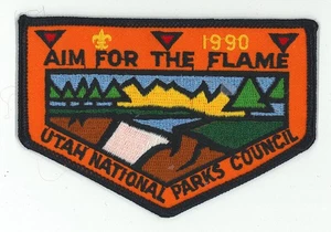 USA BOY SCOUTS OF AMERICA - OA UTAH NATIONAL PARKS COUNCIL SCOUT FLAP PATCH - Picture 1 of 2