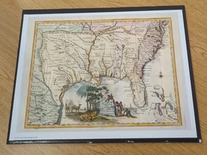 Carta Geografica Della Florida Nell AmericaSettentrionale Print - Picture 1 of 6