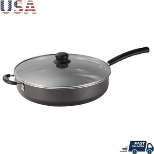 Cocina Jumbo de cerámica antiadherente de 5 cuartos apta para lavavajillas ideal una olla comidas freír - Imagen 1 de 6