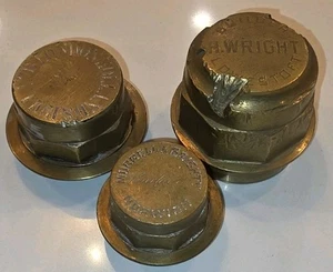 Antike massive Messing Gewinde Pfeife Handel Proben - viktorianisch britisch... - Bild 1 von 14