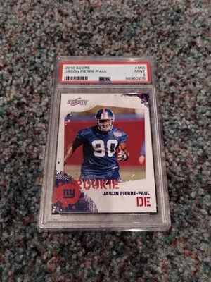 2010 Score Jason Pierre-Paul RC Rookie #350 PSA 9 Giants  - Image 1 of 3